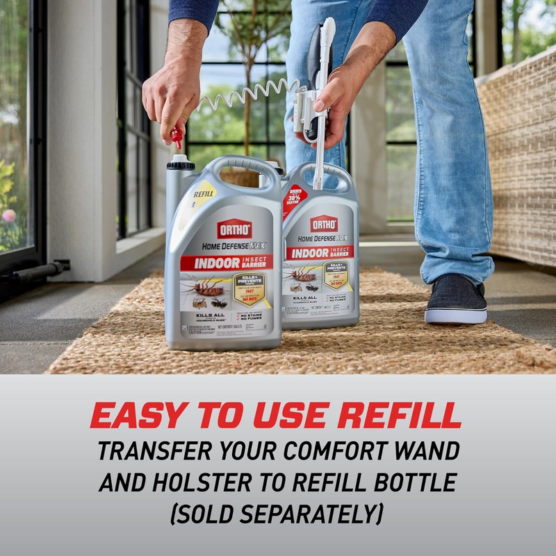 Ortho Home Defense Max Indoor Insect Barrier Refill, Kills Ants,