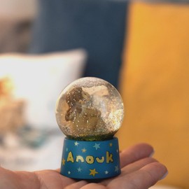 Sheepworld Anouk 73952 Snow Globe, Shatterproof Acrylic, Polyresin Figure, Height 6.5 cm, Gift for Children, Boys, Girls, Christmas, Birthday