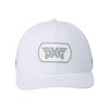 PXG Dog Tag 6-Panel Snapback Cap, white/grey logo, One Size