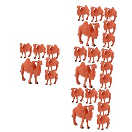 Toyvian Pack of 24 Mini Simulation Camel Wild Animals Figures Camel Model Camel Statues Children Cylinder Miniatures Toy for Children Camel Toy Camel Props Camel Figures