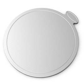 Hulless 80 Pcs 4 Inch Mini Round Cake Boards for Mousse Cupcake, Cake Dessert Decorating, Silver 9cm