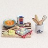 Miniature Kitchen Utensils Set, 1:12 Scale, Decoration Accessories