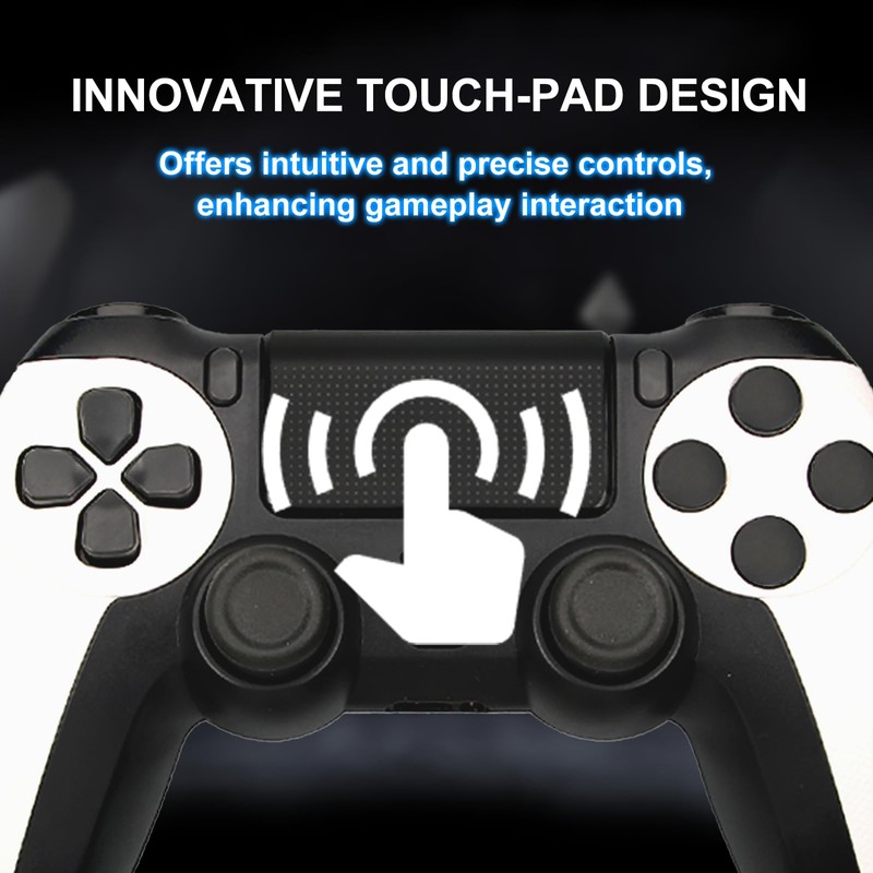 MAGIC BLOCK Wireless Controller, Dual Vibration Game Controller Compatible with
