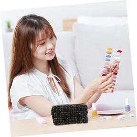 BESPORTBLE Elegant Makeup Bag with Spacious Interior Compact Travel Toiletry Organizer Versatile Zip Pouch for Lightweight and Stylish Design for Women for Travel and Daily Use