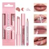 Set De Labiales Mate 3 En 1 Labiales Indelebles Larga