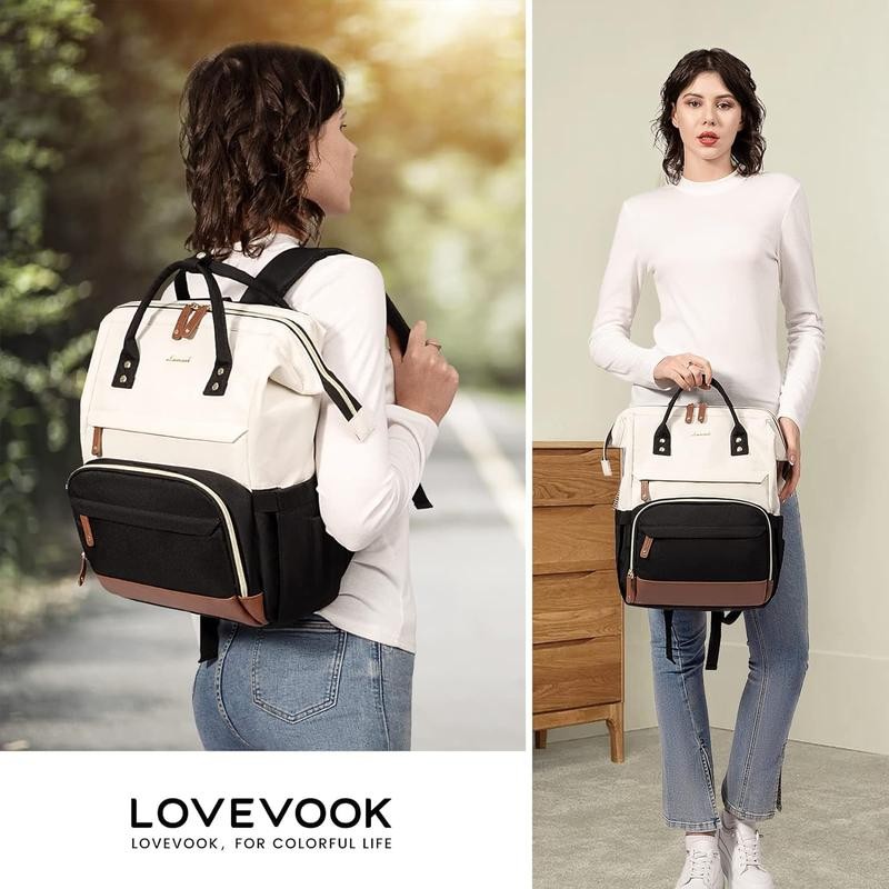 LOVEVOOK 15.6-17.3 Laptop Backpack for Women, Backpack Purse for Girls