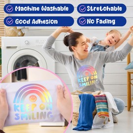 TECKWRAP PU Metallic Heat Transfer Vinyl Roll 12" x 5ft Holographic Silver Chrome HTV for DIY Clothing,T-Shirts,Fabric Foil Iron on Vinyl Compatible with Heat Press Craft Cutters