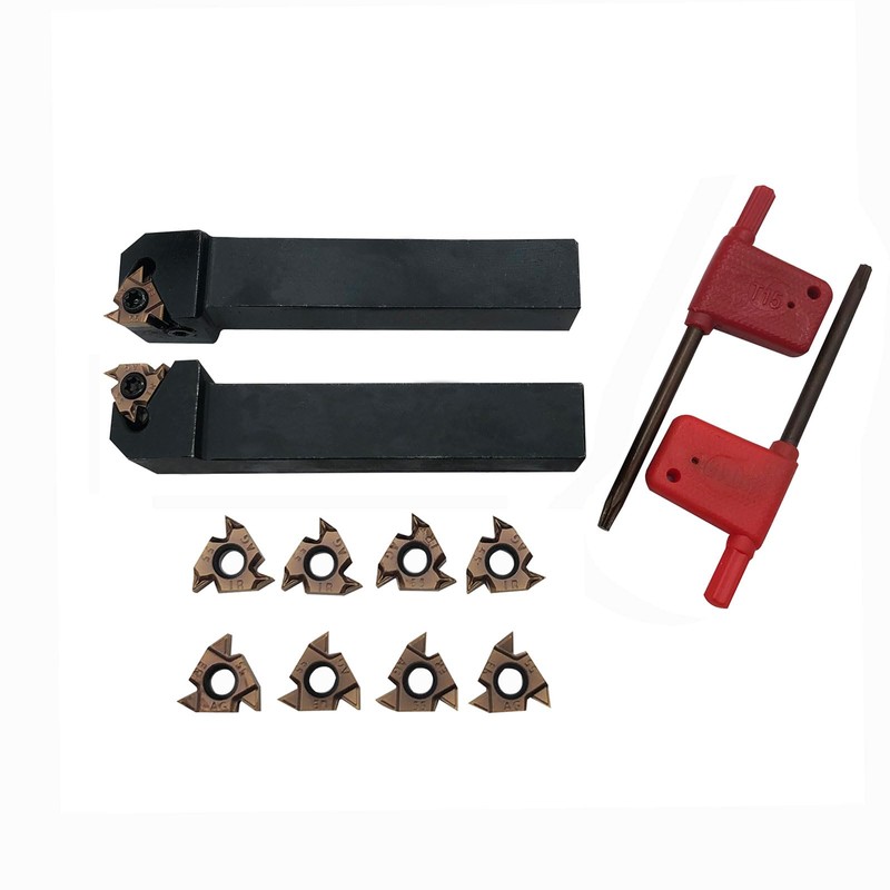 Zouzmin Lather Threading Tool Bit Set External Internal Threading Boring