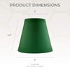 Royal Designs CS-1001-5GRN-6 Clip On Empire Chandelier Lamp Shade, 3"