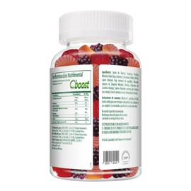 Cboost - Gomitas Kids Vitamina C para Niños, Sin Gluten, 180 Piezas, Fresa