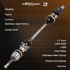 maXpeedingrods Pair (2) Front CV Axle Shaft Assembly for Honda