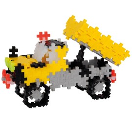 Plus-Plus 300.3768 9603768 Geniales Konstruktionsspielzeug, Baustelle, Mini Basic, 3-in-1 Bausteine-Set, 220 Teile