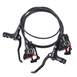 ThinkTop Bike Hydraulic Brake Kit, Lightweight, Shimano High Performance, 800/1450mm MTB Bicycle, Hydraulic Dual Piston Driving Disc Brake Set, Front and Rear Set, Black