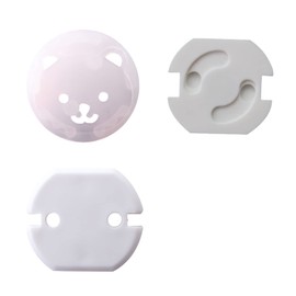 50Pcs 2 Phase (European Plug) Electrical Outlet Plug Covers Child Power Socket Protective Cover Baby Electric Shock Safety Socket Cover