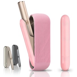 High Quality Case Compatible with IQOS ILUMA, Protective Case + Magnetic Front, Magnetic Side Pocket, Soft Material Protective Case, iqos Accessories (Pink)