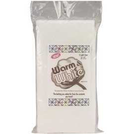 Warm & White Cotton Batting-Craft Size 34"X45"