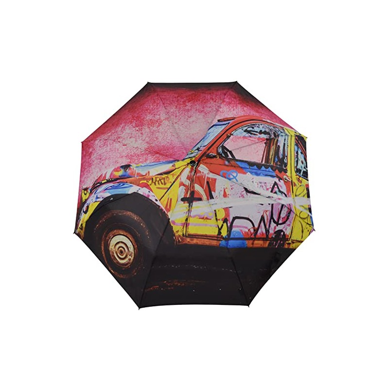 Doppler Modern Art Mini Pocket Umbrella with Hand Opener, multicoloured