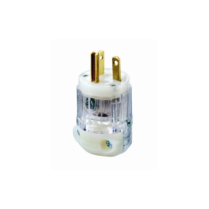 Leviton 20 Amp, 125 Volt, NEMA 5-20P, 2P, 3W, Hospital
