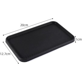 Bandeja para Teléfono en el Tablero, Alfombrilla Antideslizante para Tablero, Alfombrilla Antideslizante de Silicona para Tablero de Coche, Soporte para Teléfono Celular, Bandeja