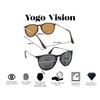 Yogo Vision Gafas de sol bifocales para hombres y mujeres,
