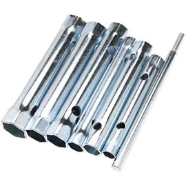 6PCS Dual-Ended Wrench Socket Plumber Back Nut Tap Spark Plug Spanner Set Extended Spark Plug Wrench