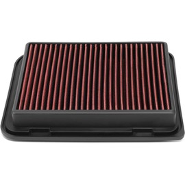 DNA Motoring Filtro de Aire Lavable AFPN-230-RD para Mitsubishi Lancer, Outlander, Outlander Sport, Rojo