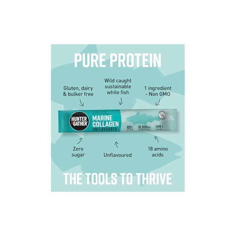 Hunter & Gather Marine Collagen Supplements for Women & Men