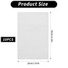 LXUEJIE Iron On Adhesive Sheets, 10 PCS Double Sided Easy-Iron