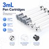 10 Pack 3mL Pen Cartridge, Sterilized 3cc Cartridges for Peptide