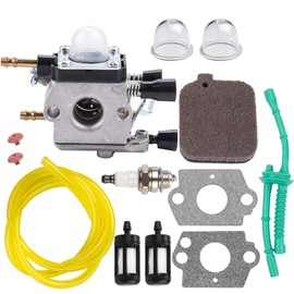 Jinerdony C1Q-S68G BG55 Carburetor w Air Filter for STHIL BG45 BG46 BG65 BG85 SH85 SH55 Leaf Blower Zama C1Q-S68 Carb # 4229 120 0606 Parts Fuel Line Filter Primer Bulb