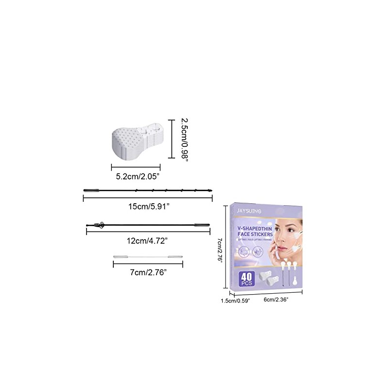 Kit Invisible De Elevación De Cinta Facial 160 Pzas -