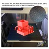 3D Printer Build Plate with Rubber Sheet PEY PEI Texture