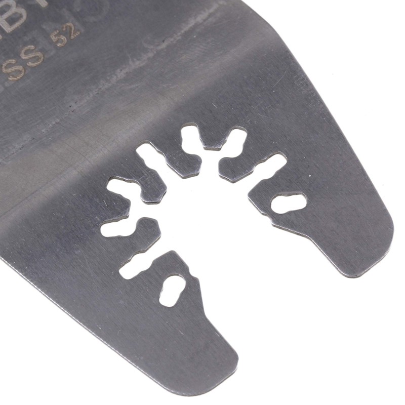 CNBTR Silver Oscillating Tool Quick Release Flexible Scraper Blades 52mm