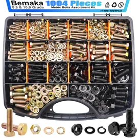 Nuts and Bolts Assortment Kit, Flange Bolt Assortment (12-30mm)