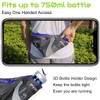 PYFK Running Belt Hydration Waist Pack with Water Bottle Holder