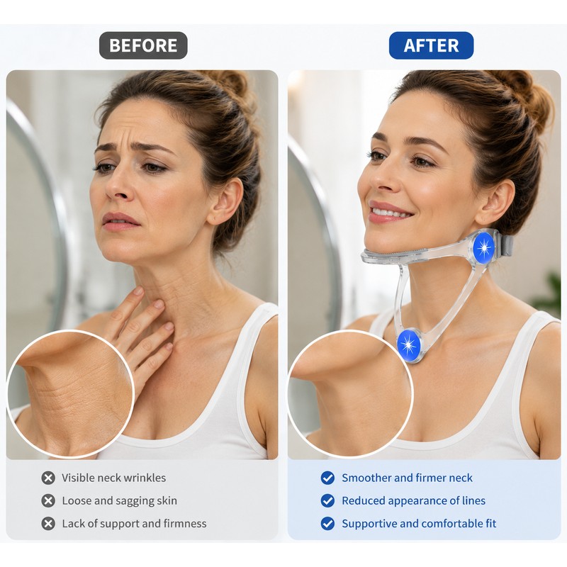 Adjustable Neck Support Brace for Daily Posture Use – Lightweight