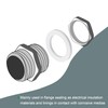 sourcing map PTFE Flat Washers 24mm OD 16mm ID 2mm