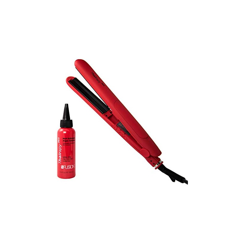 Thairapy365 Straightening Iron, Red, Dual Voltage