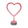 The Glowhouse Heart Neon Stand Light