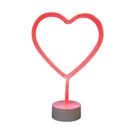The Glowhouse Heart Neon Stand Light
