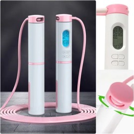 Jump Rope Fitness Pink for home workouts, training and recovery, portable sports and exercise gear, Korean Import, Accessory