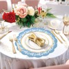 100pcs Blue Cielito Lindo Paper Placemats, HYMENEX Mexican Table Mats