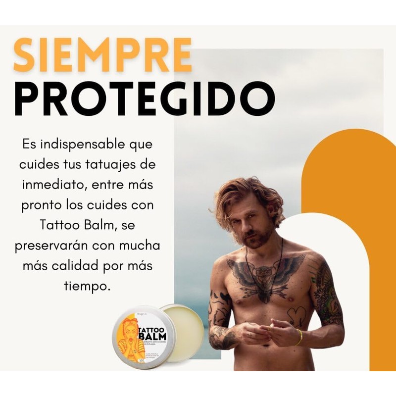 Pack Tatto Balm Balsamo para Tatuajes con 2 piezas de