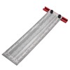 T Rule Stainless Steel Silver Scribing Ruler Woodworking Measuring Tool