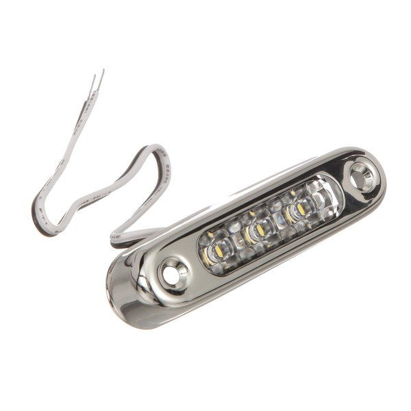 Attwood 6343SS7 LED Underwater Lights, 3-Inch Series, White Light, Stainless Steel Housing, 1.5 Watts at 12-Volt DC