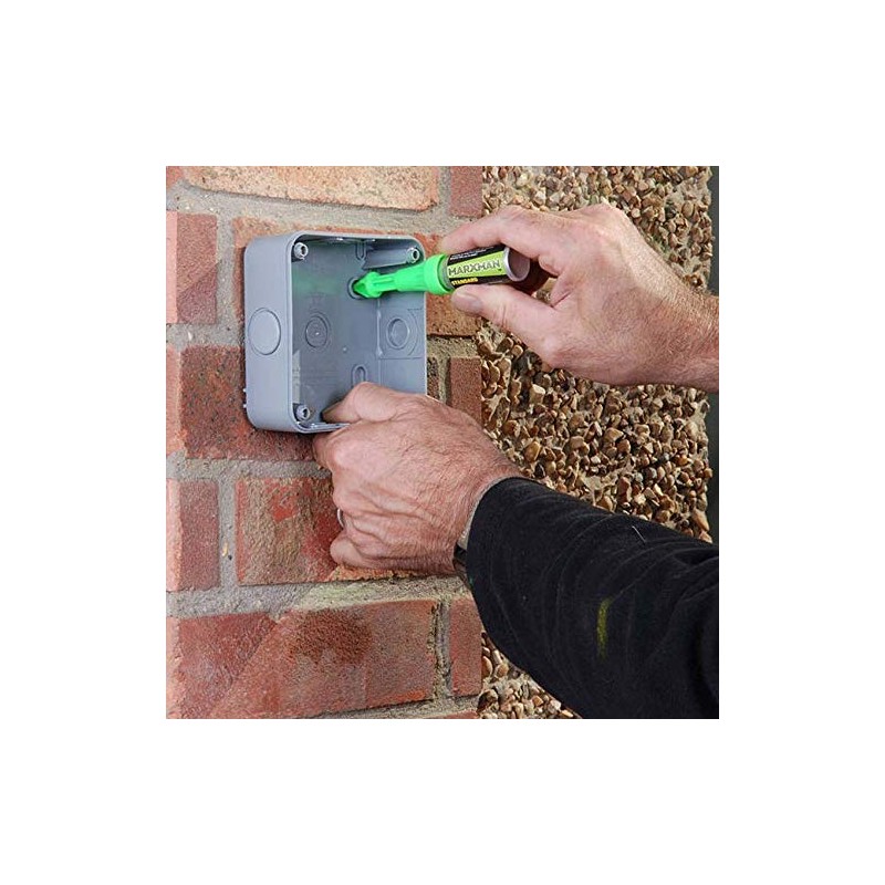 MarXman Green Chalk Marking Pen x4 Hole Marking Tool Upto