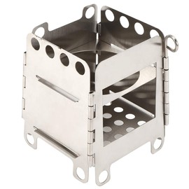 Wood Burning Stove BBQ Stove, Folding Outdoor Stove, BBQ Picnic Hiking for Camping