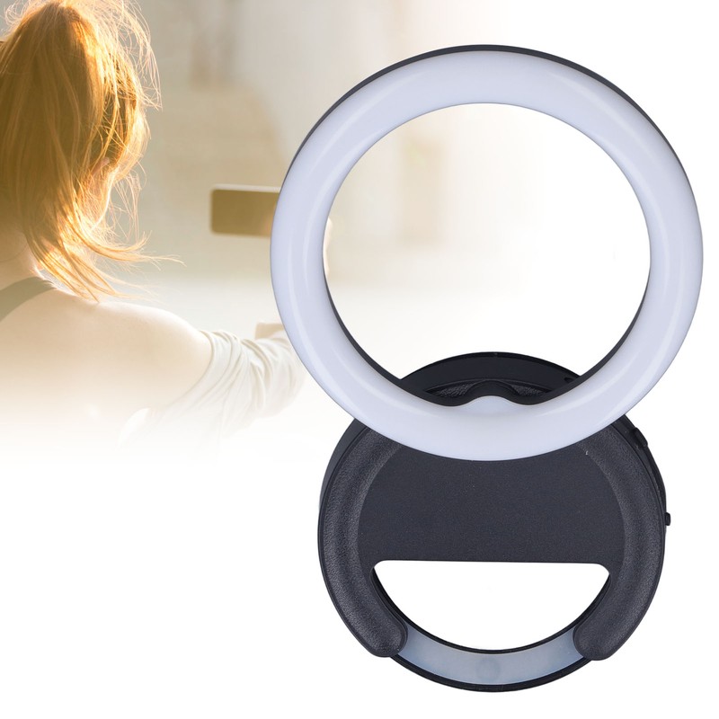 Clip On Ring Light for Phone 180 Degree Rotation 3