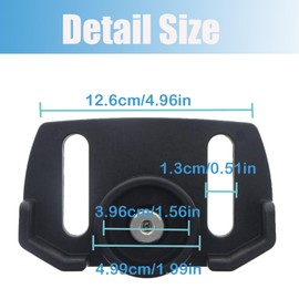 Caalii 490-241-0038 Universal Rolling Skid Shoes Compatible with MTD/Crafstman 2 Stage 3 Stage Snow Blower with Hardware Kit Fits for 31AH64EG700 31AH64FG700 31AH64FG795