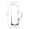 Glass Water Pitcher with Spout – Elegant Serving Carafe for
